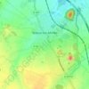 Mapa topográfico Nœux-les-Mines, altitud, relieve