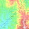 Mapa topográfico Quilanga, altitud, relieve