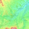 Mapa topográfico Ager, altitud, relieve