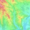 Mapa topográfico Sansol, altitud, relieve
