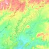 Mapa topográfico Vilches, altitud, relieve