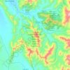 Mapa topográfico Salitral, altitud, relieve
