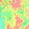 Mapa topográfico Jolalpan, altitud, relieve