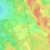 Mapa topográfico Коммунары, altitud, relieve