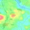 Mapa topográfico Moyhastin, altitud, relieve