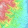 Mapa topográfico Stilo, altitud, relieve
