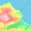 Mapa topográfico Lythe, altitud, relieve