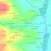 Mapa topográfico Rioaveso, altitud, relieve