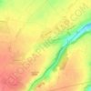 Mapa topográfico Quesnoy-le-Montant, altitud, relieve