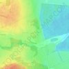 Mapa topográfico Кобринское, altitud, relieve