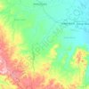 Mapa topográfico Sabanilla, altitud, relieve
