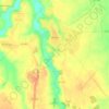 Mapa topográfico Мглин, altitud, relieve