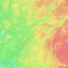 Mapa topográfico Борское сельское поселение, altitud, relieve