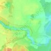 Mapa topográfico Новосиверская, altitud, relieve