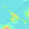 Mapa topográfico Provincia Manco Kapac, altitud, relieve