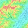 Mapa topográfico Spoltore, altitud, relieve