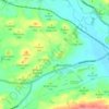 Mapa topográfico Broughton, altitud, relieve