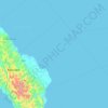 Mapa topográfico Nias, altitud, relieve
