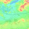 Mapa topográfico Δημοτική Ενότητα Θηβαίων, altitud, relieve