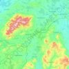 Mapa topográfico Condado de Laois, altitud, relieve