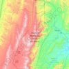 Mapa topográfico Reserva Biológica Cordillera de Sama, altitud, relieve