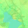 Mapa topográfico Chascomús, altitud, relieve