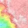 Mapa topográfico Bojacá, altitud, relieve
