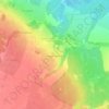 Mapa topográfico Большое Забородье, altitud, relieve