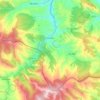 Mapa topográfico Enciso, altitud, relieve