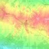 Mapa topográfico Las Tunas, altitud, relieve