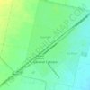 Mapa topográfico General Cabrera, altitud, relieve
