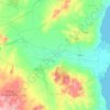Mapa topográfico Rufiji, altitud, relieve