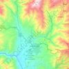 Mapa topográfico Catamayo, altitud, relieve