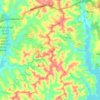 Mapa topográfico Ferraria, altitud, relieve