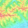 Mapa topográfico Peyrissas, altitud, relieve