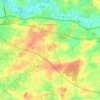 Mapa topográfico Noyal-sur-Vilaine, altitud, relieve