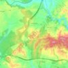 Mapa topográfico Asseiceira, altitud, relieve