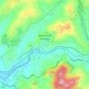 Mapa topográfico Moreira de Cónegos, altitud, relieve