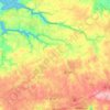 Mapa topográfico L'Aber Benoît, altitud, relieve