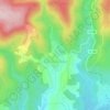 Mapa topográfico Usclas-du-Bosc, altitud, relieve