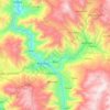 Mapa topográfico Acos, altitud, relieve