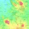 Mapa topográfico Reichenbach/O.L., altitud, relieve