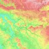 Mapa topográfico La Chiers, altitud, relieve