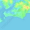 Mapa topográfico 56750, altitud, relieve