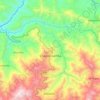 Mapa topográfico Chaguarpamba, altitud, relieve