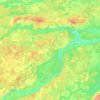 Mapa topográfico Заволжское сельское поселение, altitud, relieve
