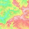 Mapa topográfico Communauté de communes de Desvres-Samer, altitud, relieve