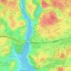 Mapa topográfico 132 40, altitud, relieve