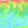 Mapa topográfico Tavarede, altitud, relieve