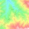 Mapa topográfico Sícchez, altitud, relieve